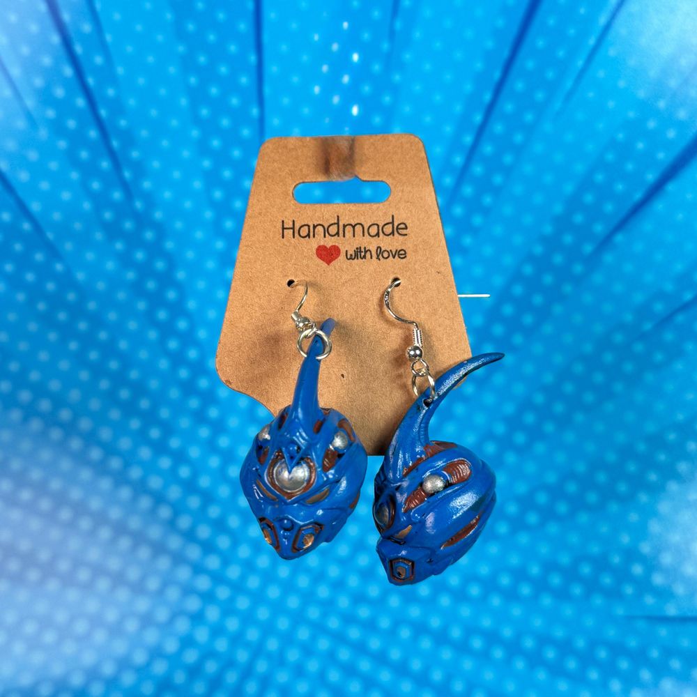 GUYVER Anime Earrings – 3D Printed Handmade Cosplay Jewelry ...